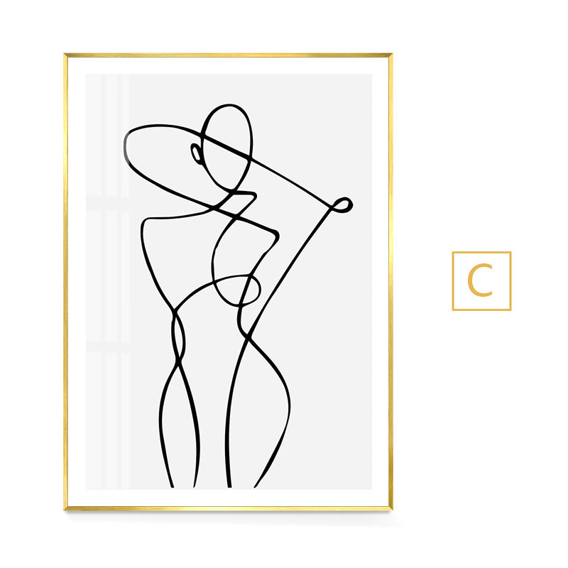 Quadro astratto linee