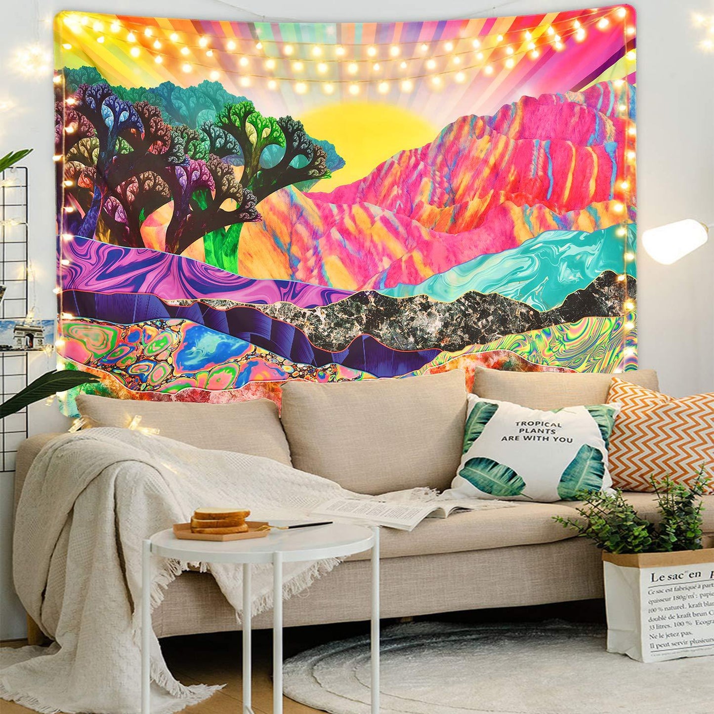 Tappezzeria Boho Astratta