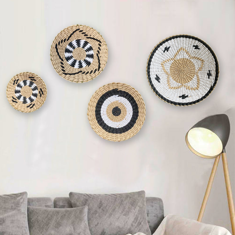 Decorazione paglia e fibre