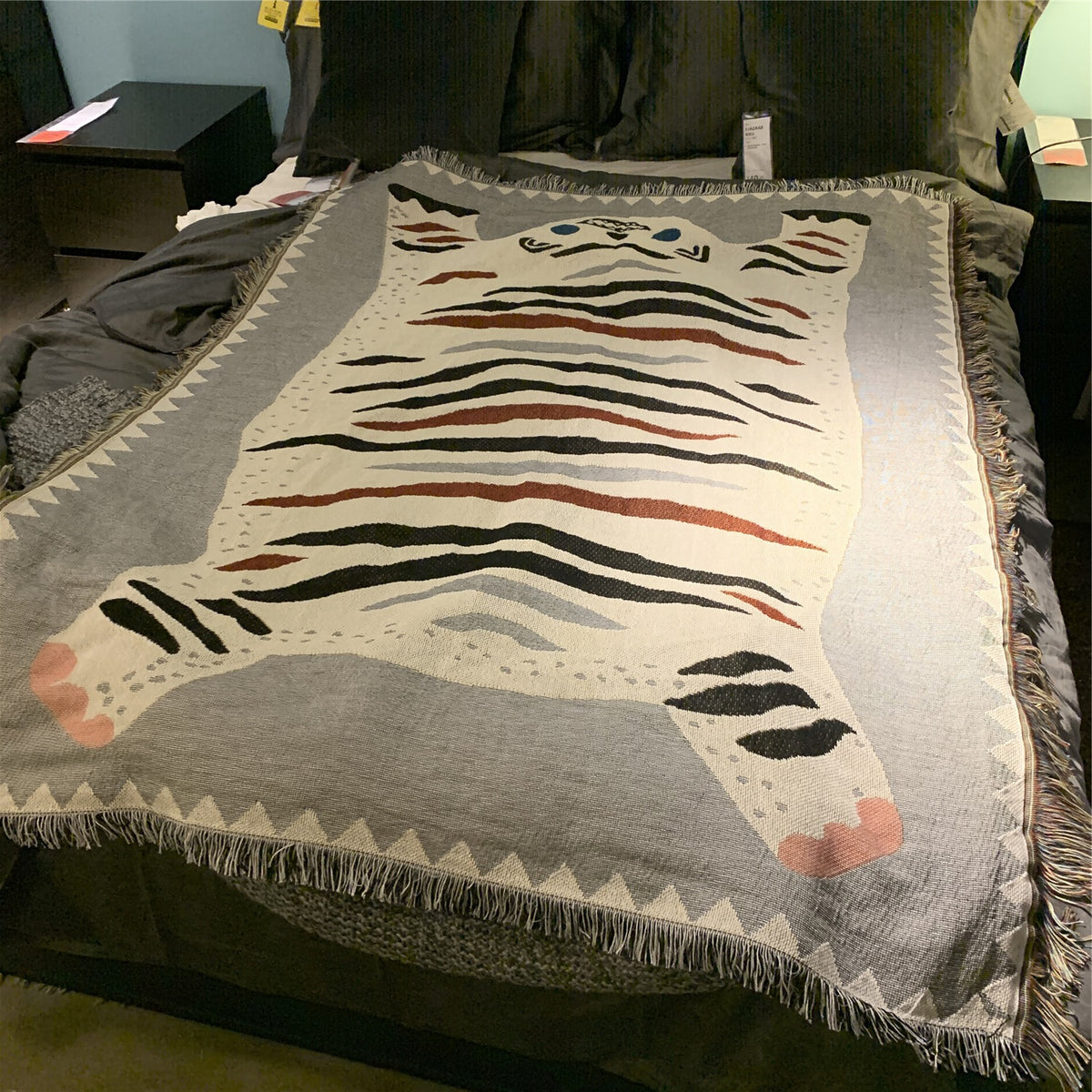 Plaid Decorativo Tigre