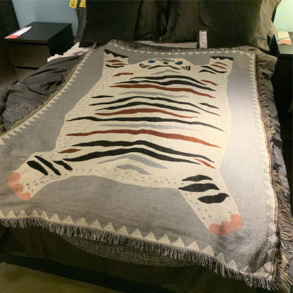 Plaid Decorativo Tigre