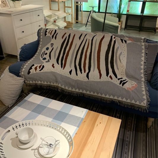 Plaid Decorativo Tigre