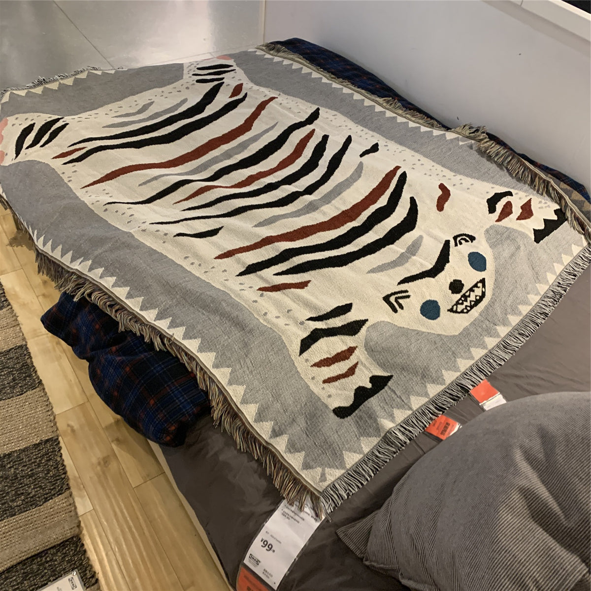 Plaid Decorativo Tigre