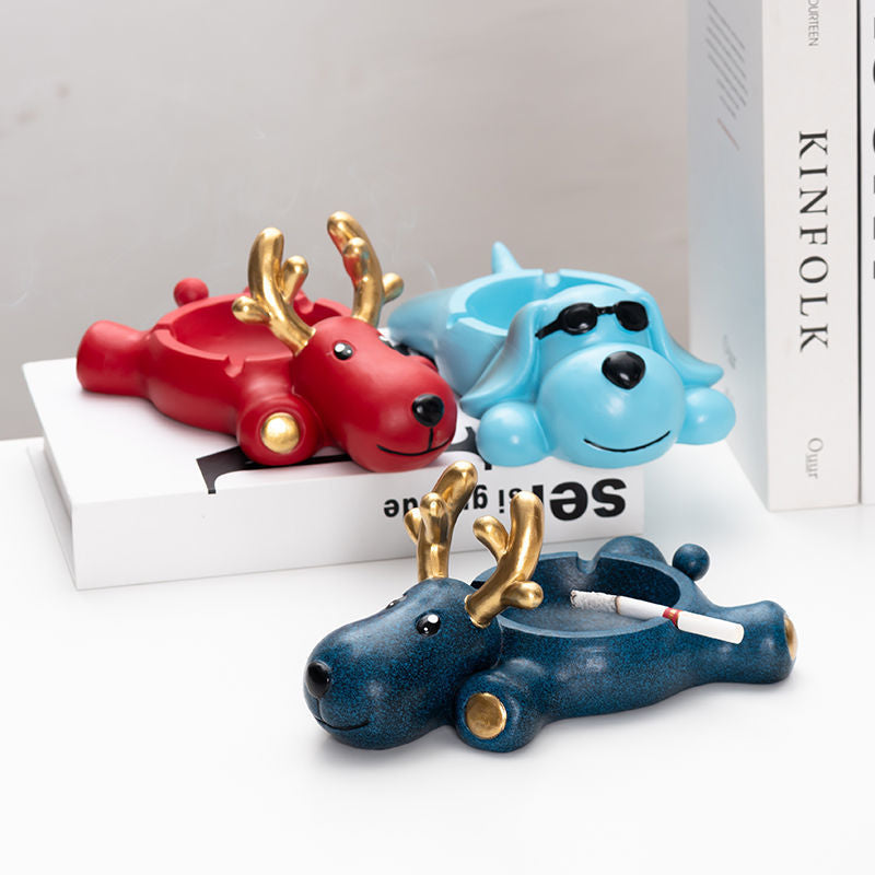 Posacenere Cane Ceramica