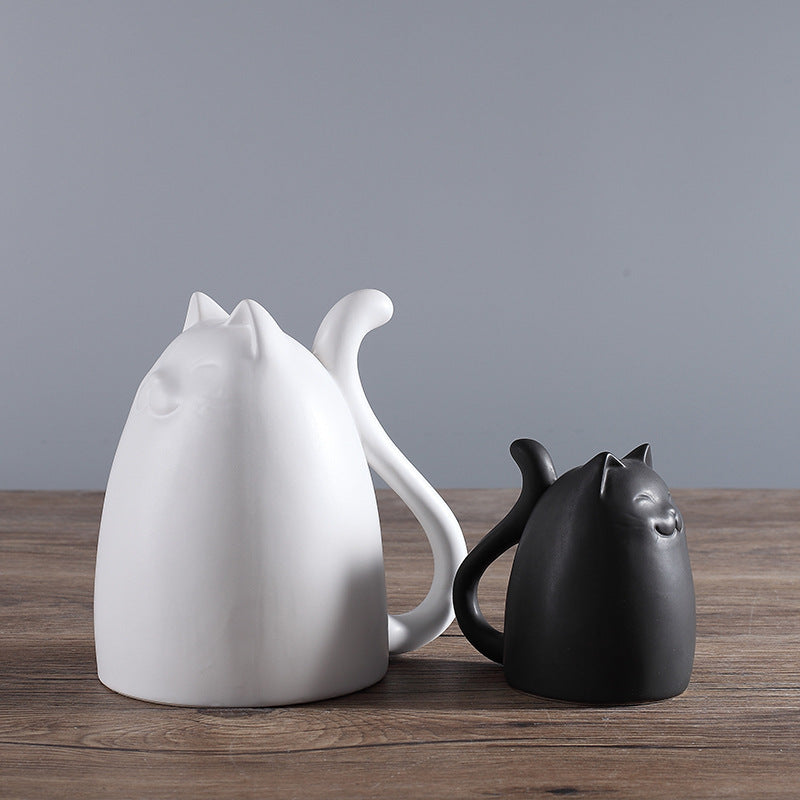 Vaso gatti ceramica