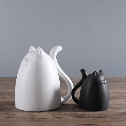 Vaso gatti ceramica