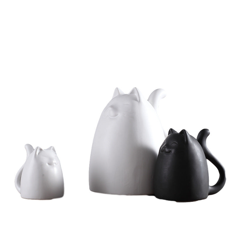 Vaso gatti ceramica