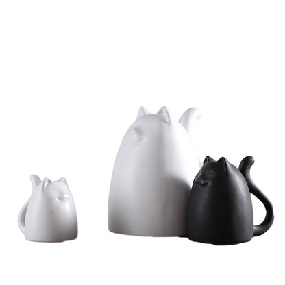 Vaso gatti ceramica