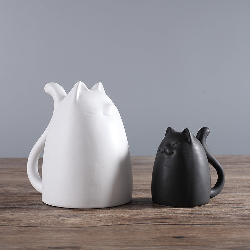 Vaso gatti ceramica
