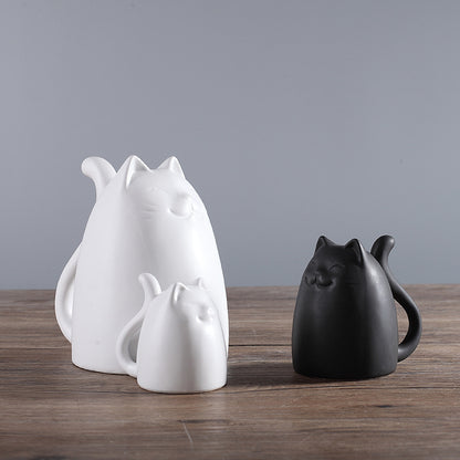 Vaso gatti ceramica