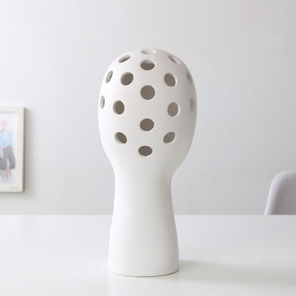 Vaso testa astratta