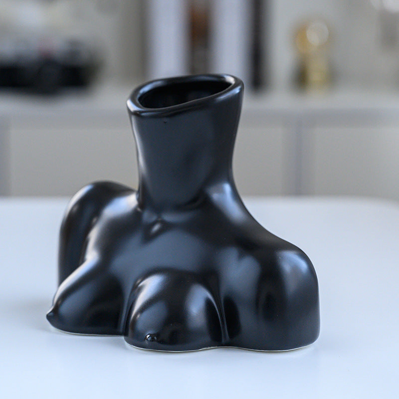 Vaso busto femminile