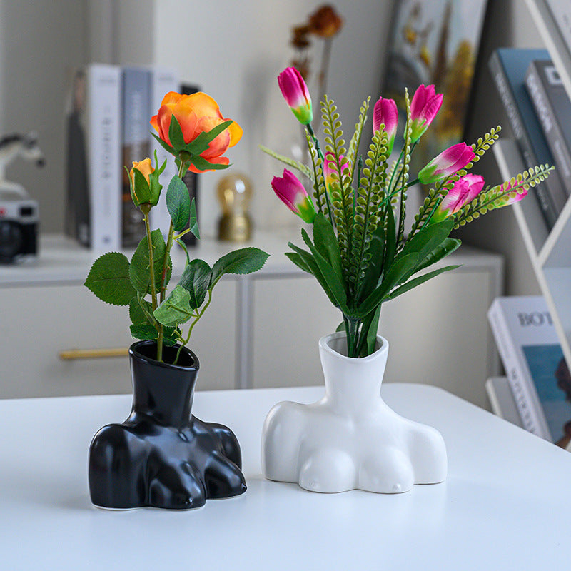 Vaso busto femminile