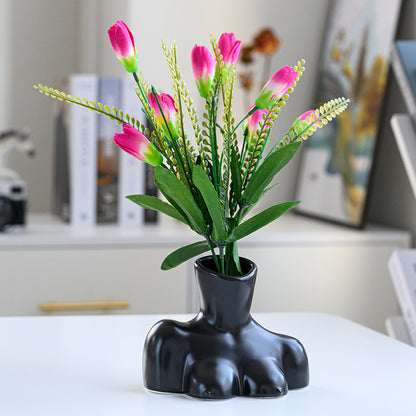 Vaso busto femminile