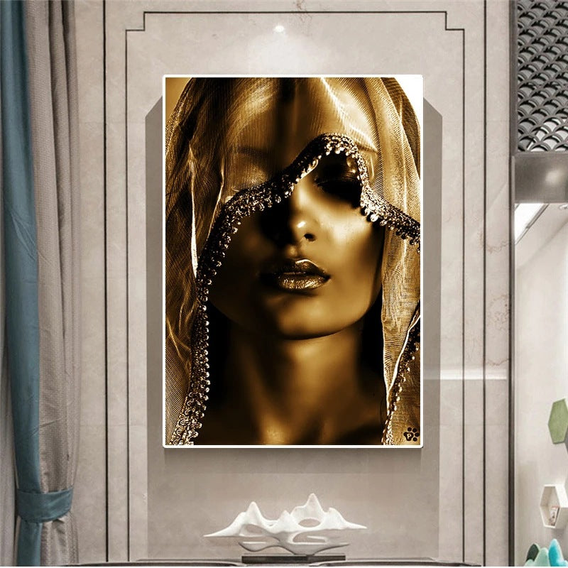 Tela donna oro nordico