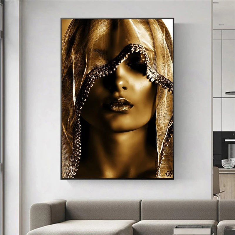 Tela donna oro nordico