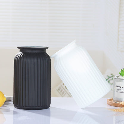 Vaso nero satinato