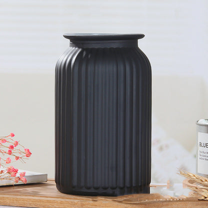 Vaso nero satinato
