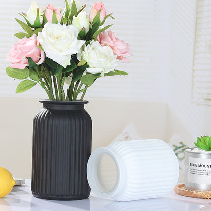 Vaso nero satinato