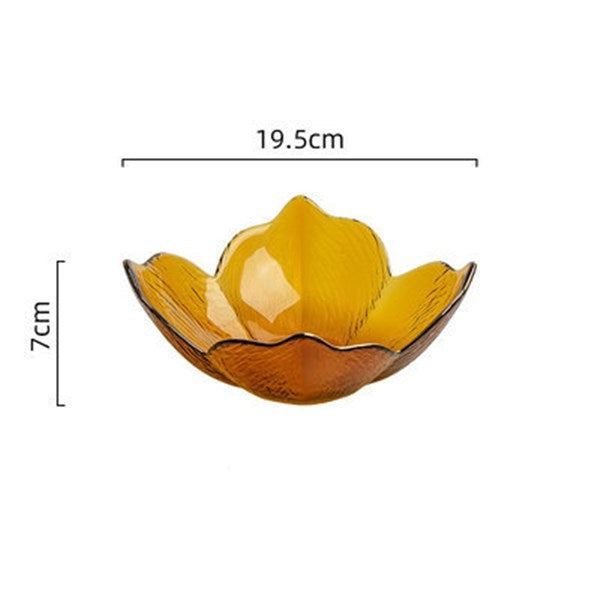 Ciotola vetro design petali