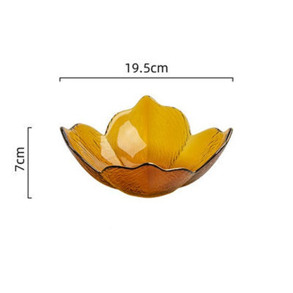 Ciotola vetro design petali