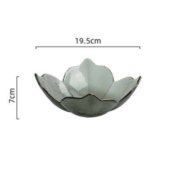 Ciotola vetro design petali