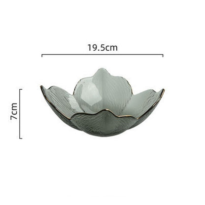 Ciotola vetro design petali