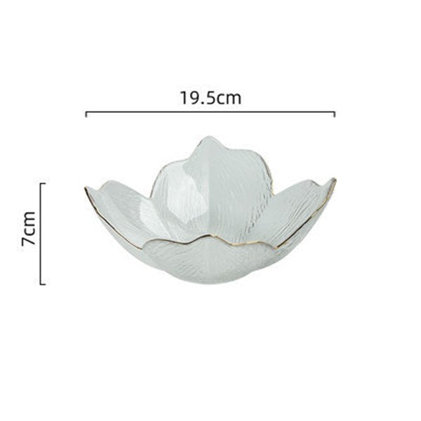 Ciotola vetro design petali