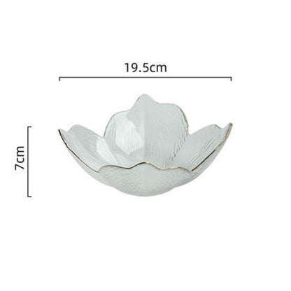 Ciotola vetro design petali