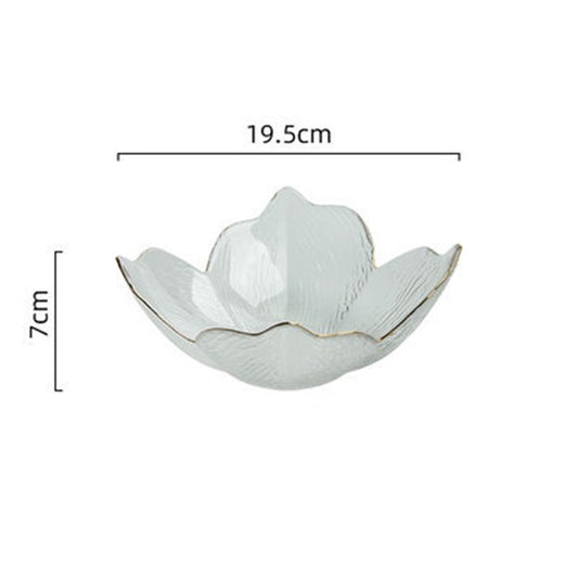 Ciotola vetro design petali