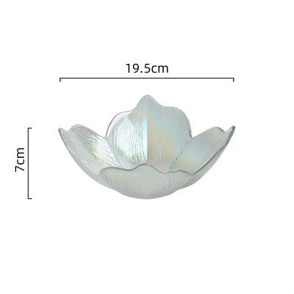 Ciotola vetro design petali