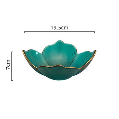 Ciotola vetro design petali