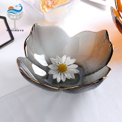 Ciotola vetro design petali
