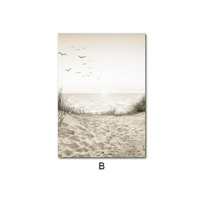 Quadro paesaggio tramonto