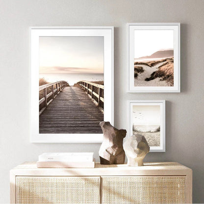 Quadro paesaggio tramonto