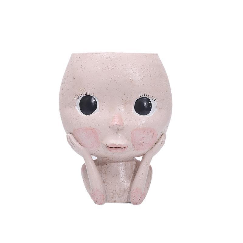 Vaso Decorativo Testa Donna
