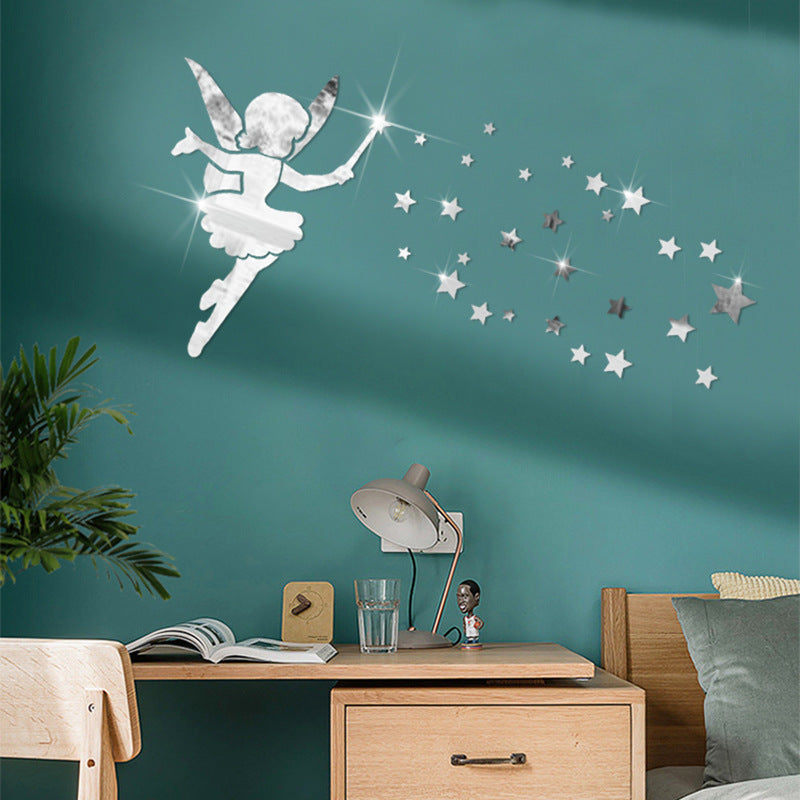 Specchio murale stelle e fate