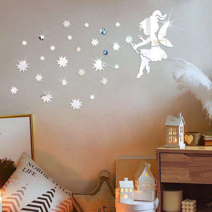 Specchio murale stelle e fate