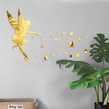 Specchio murale stelle e fate