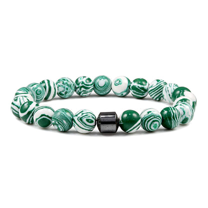 Perle Pietra Vulcanica Malachite
