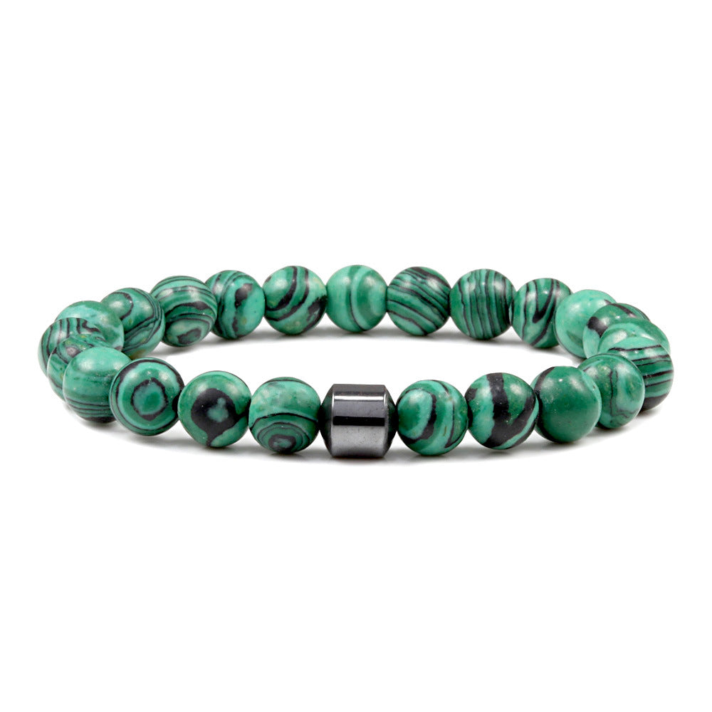 Perle Pietra Vulcanica Malachite