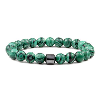 Perle Pietra Vulcanica Malachite