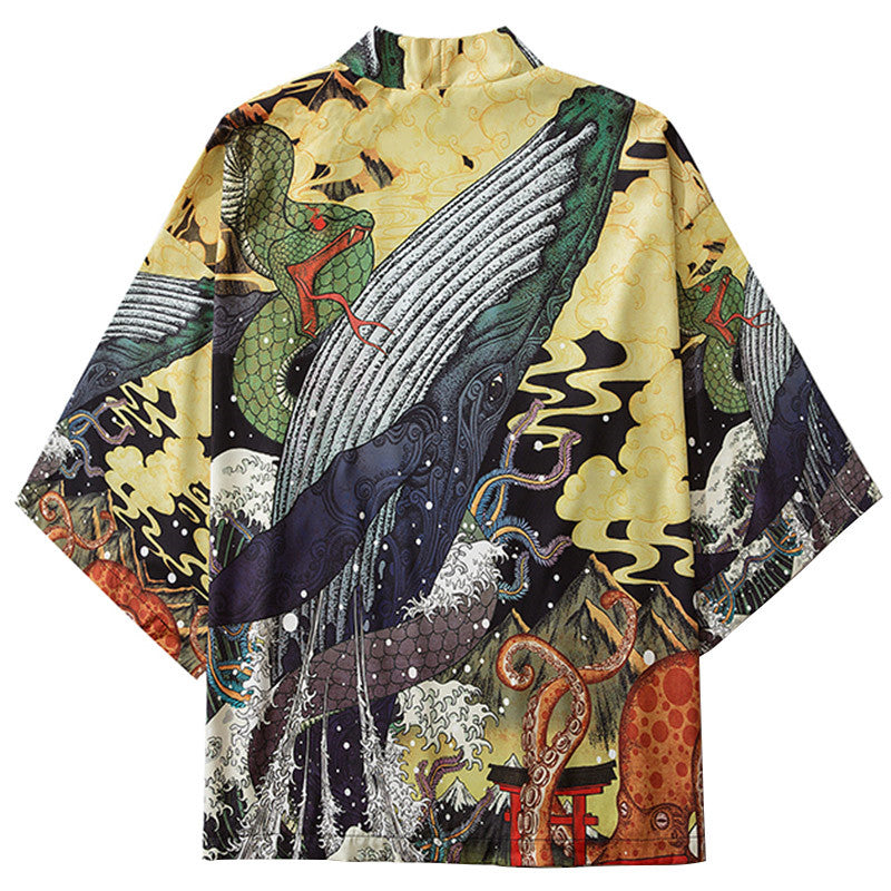 Camicia Ukiyo-e coppia