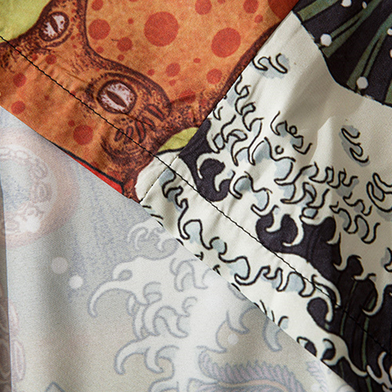 Camicia Ukiyo-e coppia