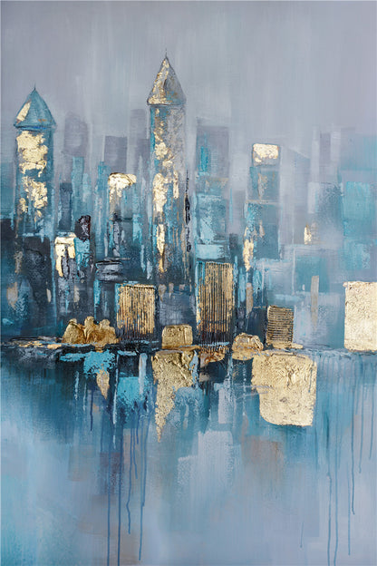 Quadro architettura dorata