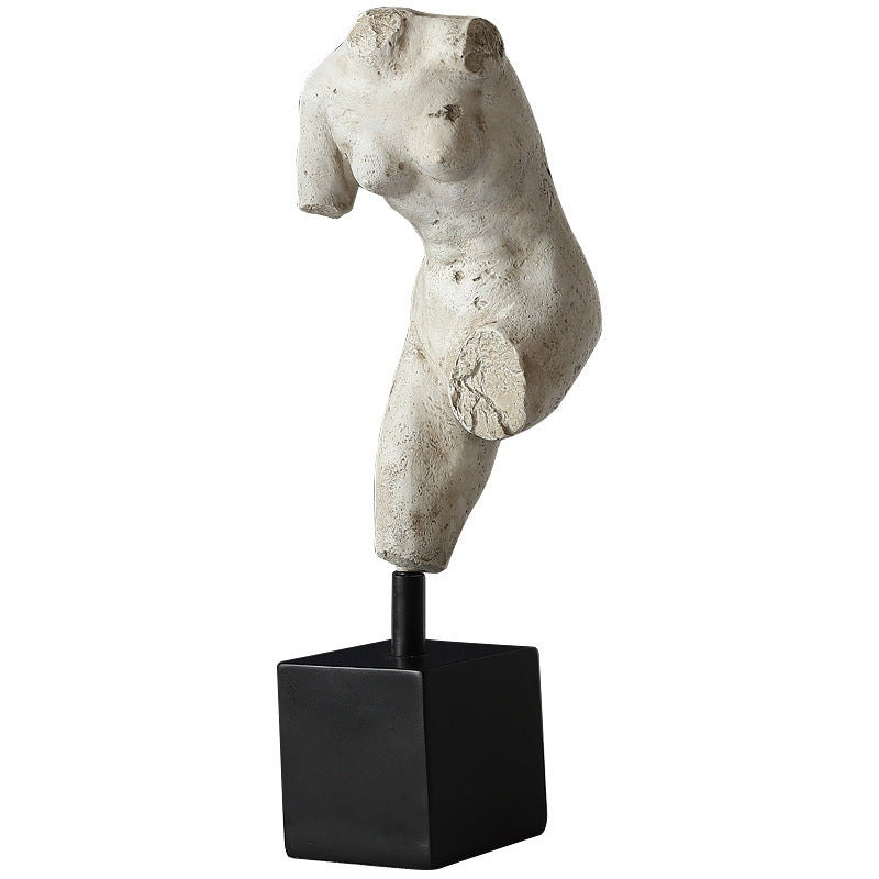 Scultura in gesso decorativa