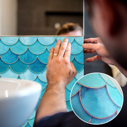 Adesivo murale mosaico squame