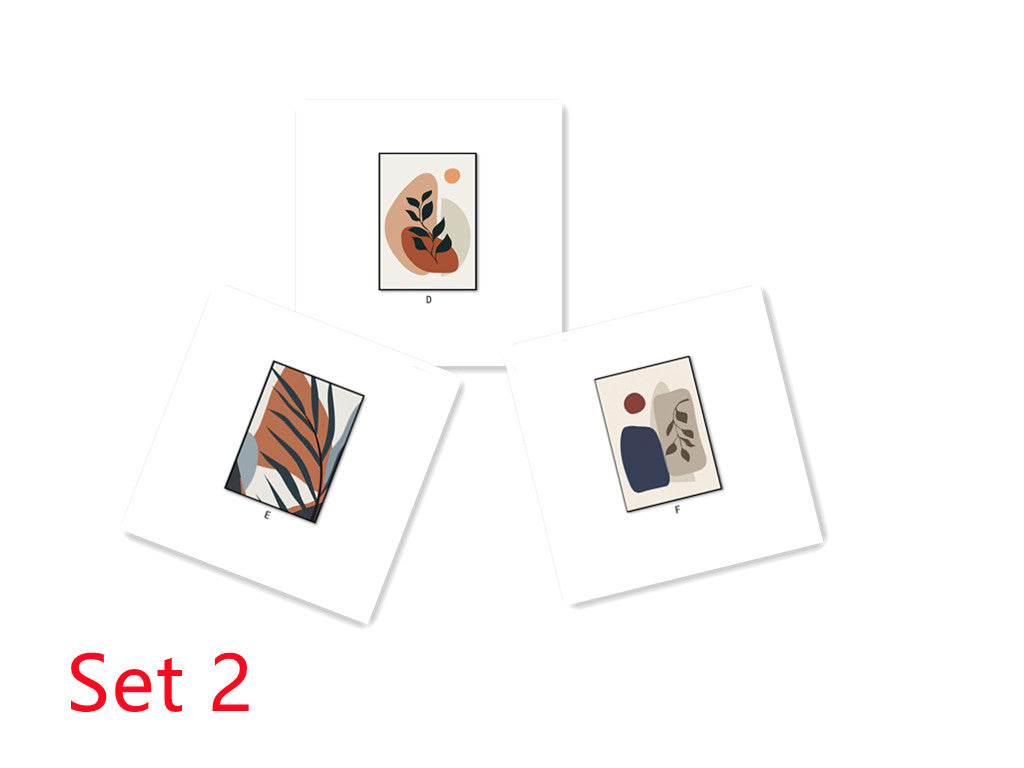 Quadro astratto piante