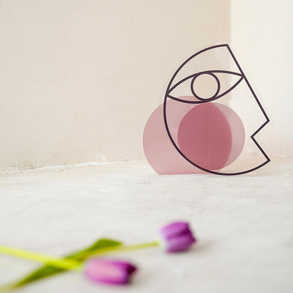 Decorazione luna acrilico