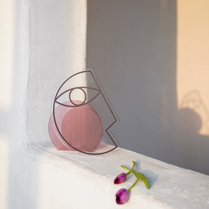 Decorazione luna acrilico